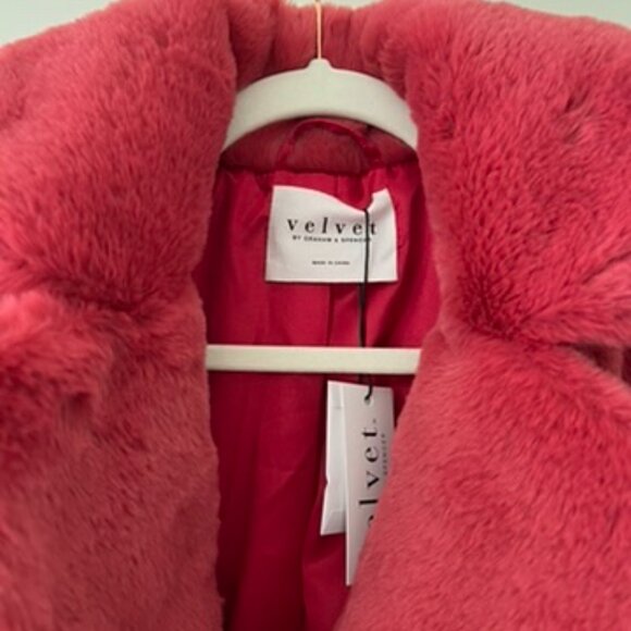 Velvet by Graham & Spencer Raquel Fur Jacket, NWT - Picture 6 of 6